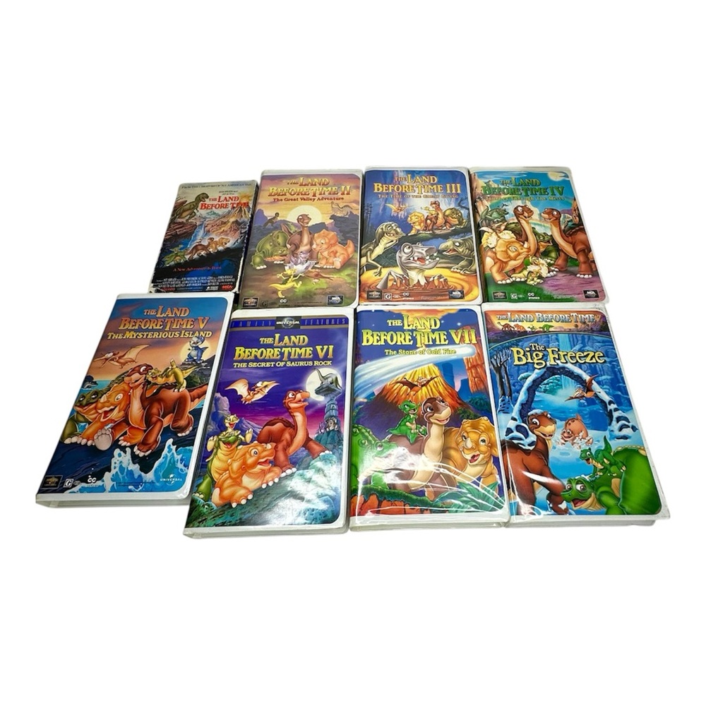 The Land Before Time VHS Collection 1-8